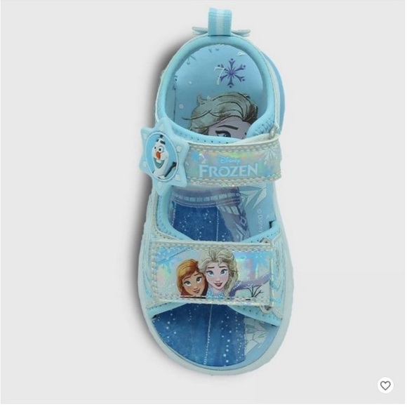 Disney Frozen Adventure Ankle Strap Light Up Sandals - Picture 4 of 5